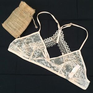 Beautiful Lace and Silk Bralette